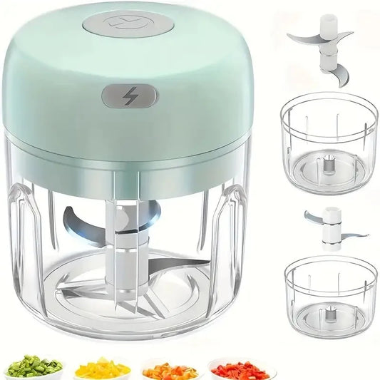 Portable Mini Wireless Electric Food Chopper