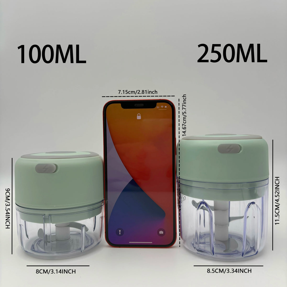 Portable Mini Wireless Electric Food Chopper